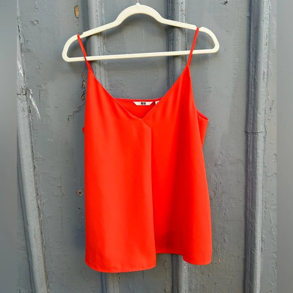 Uniqlo  Bundle x 2 Drape Camisole, BNWT, Orange/Black, size XL - Picture 10 of 11